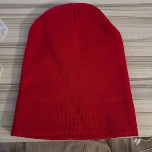 Cherry Red Beanie Hat